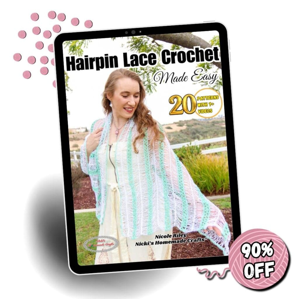 Hairpin lace crochet gets easier with live mystery crochet along