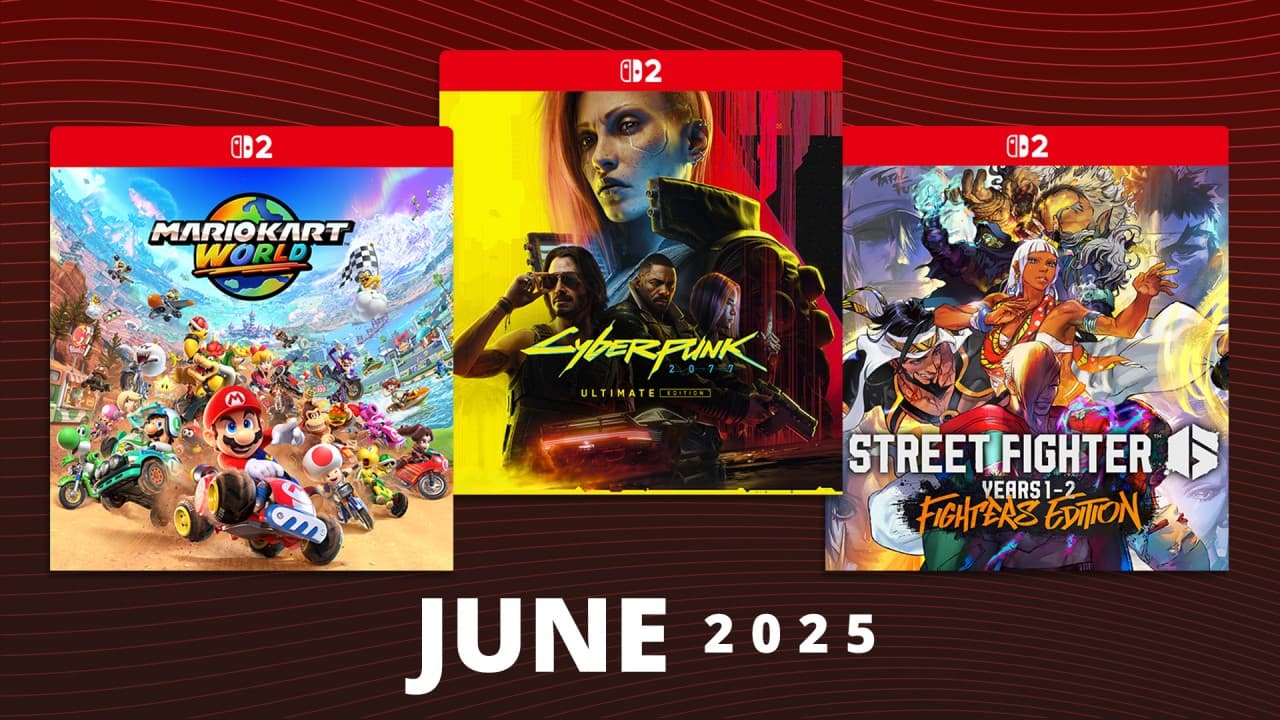 Nintendo UK maps June releases across Nintendo, partner games