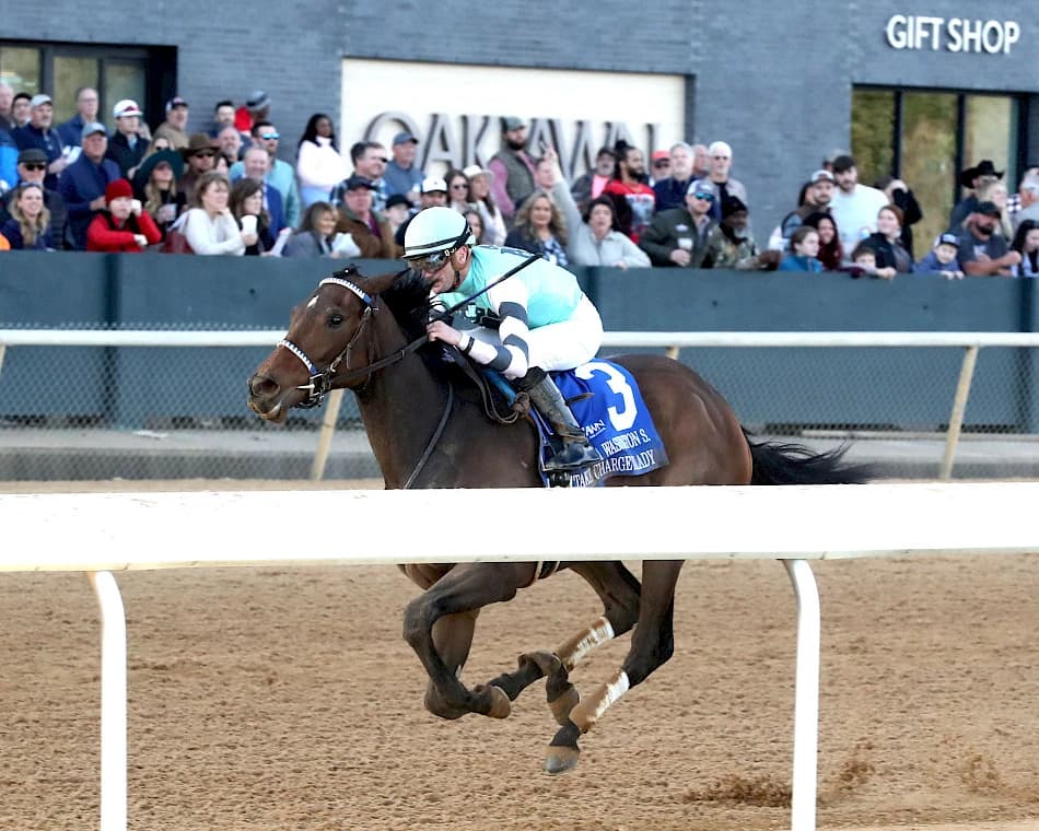 Search Party Splits Field Late, Wins Martha Washington Stakes at Oaklawn