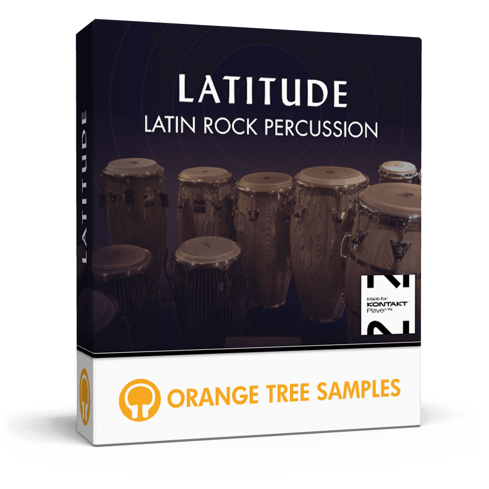 Orange Tree Samples releases Latitude Latin Rock Percussion with 376 instruments