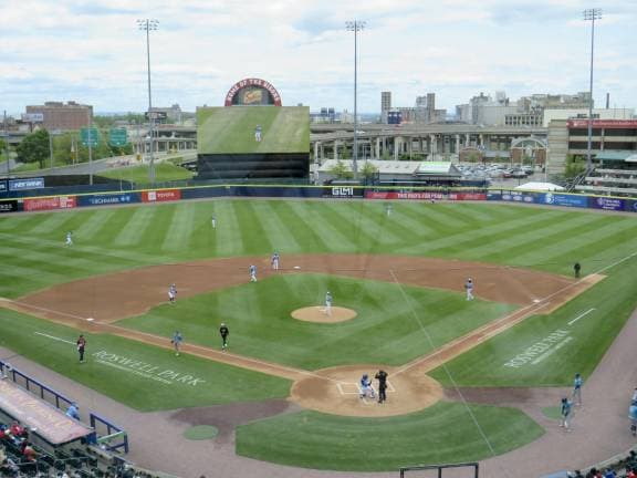 Andy Weber powers Charlotte past Buffalo with first Knights homer
