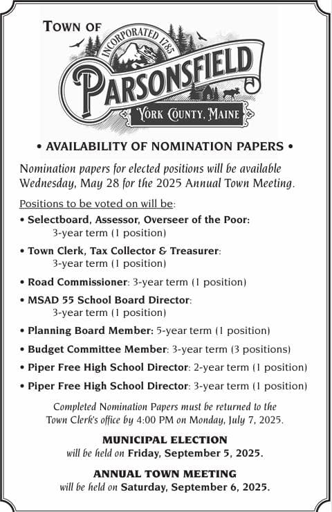 Parsons Municipal Election Set for June 4, Qualifying Deadline March 19