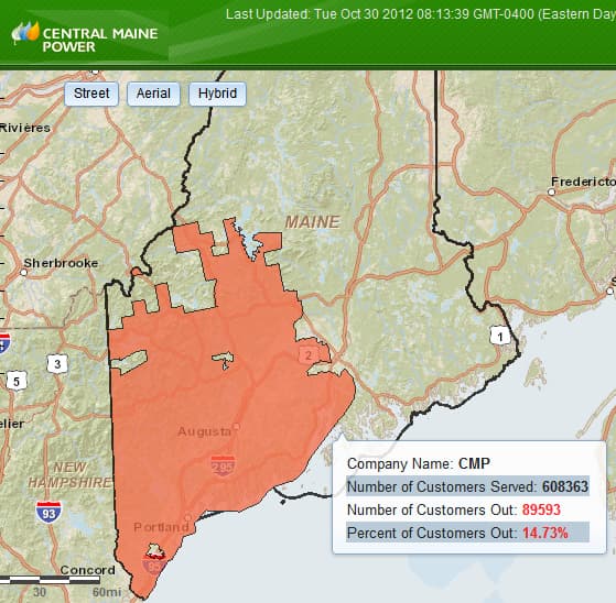 CMP outage hits 11,788 customers across Sagadahoc County towns