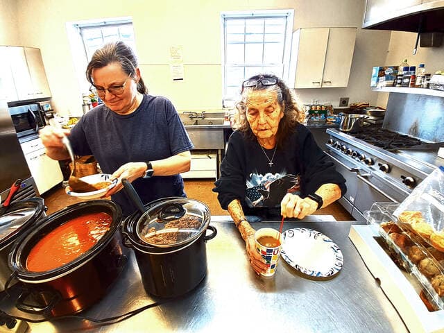 Volunteer-Run Warming Shelter and Soup Kitchen Opens in Manchester During Bitter Cold