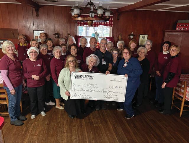 ACRMC Auxiliary Donates Nearly $21,000 for Equipment, Scholarships in 2025