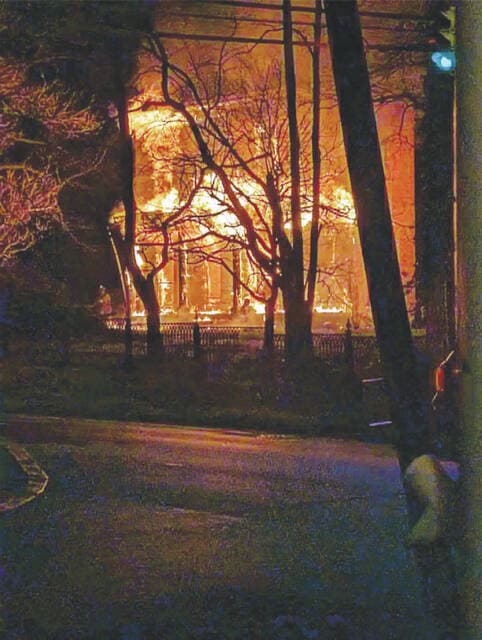 Historic Francis Ellison House Gutted by Fire in Manchester