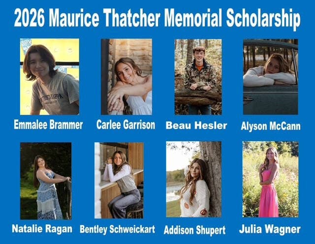 Adams County Legion awards eight Maurice Thatcher scholarships to seniors