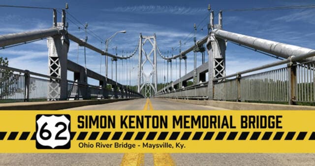 Simon Kenton Memorial Bridge closes May 18 through summer 2027