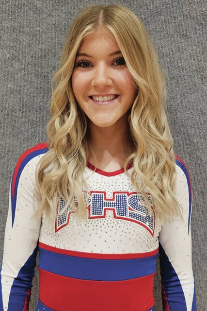 Peebles senior Megan Schmitz balances cheerleading, soccer and school goals