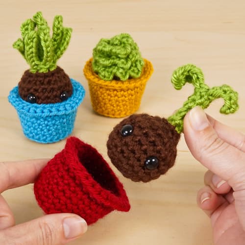 PlanetJune unveils hidden amigurumi plant pals in tiny pots