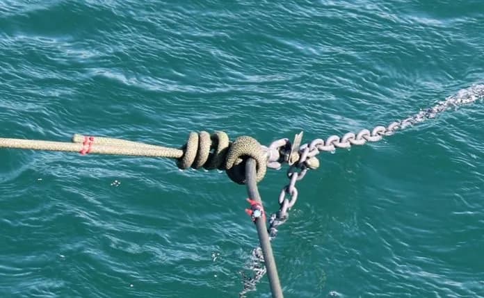 How a better anchor snubber tames shock loads at anchor