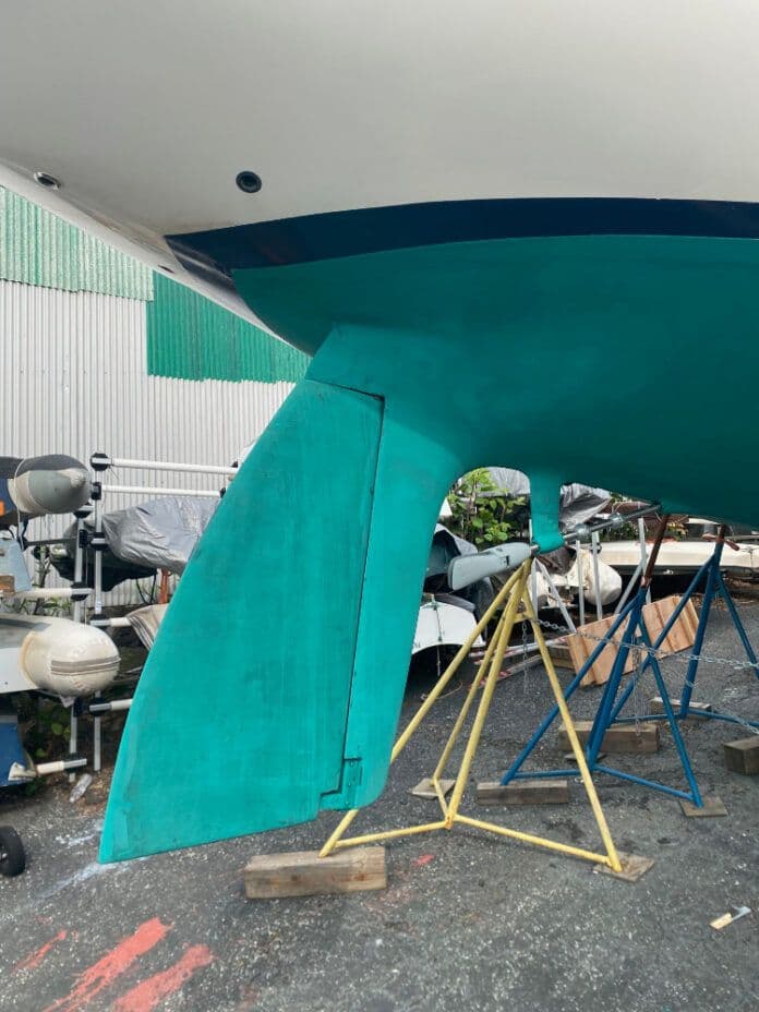 How to restore a worn Albin Ballad rudder for precise steering