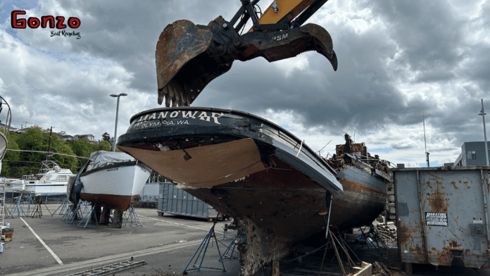 Recycling derelict boats in the Pacific Northwest costs thousands