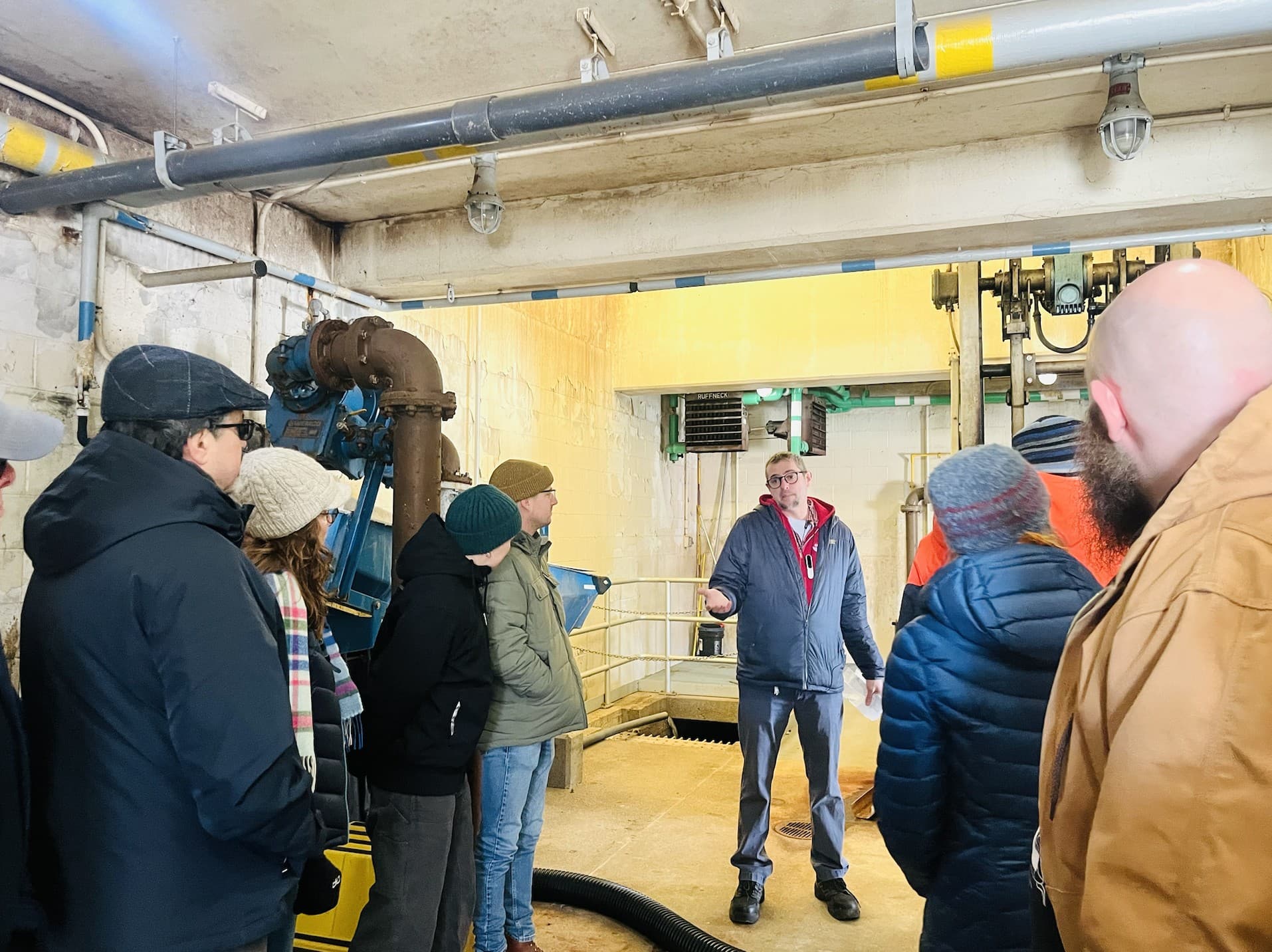 Valentine’s Day tours at Bath Water Pollution Control Facility draw packed crowds