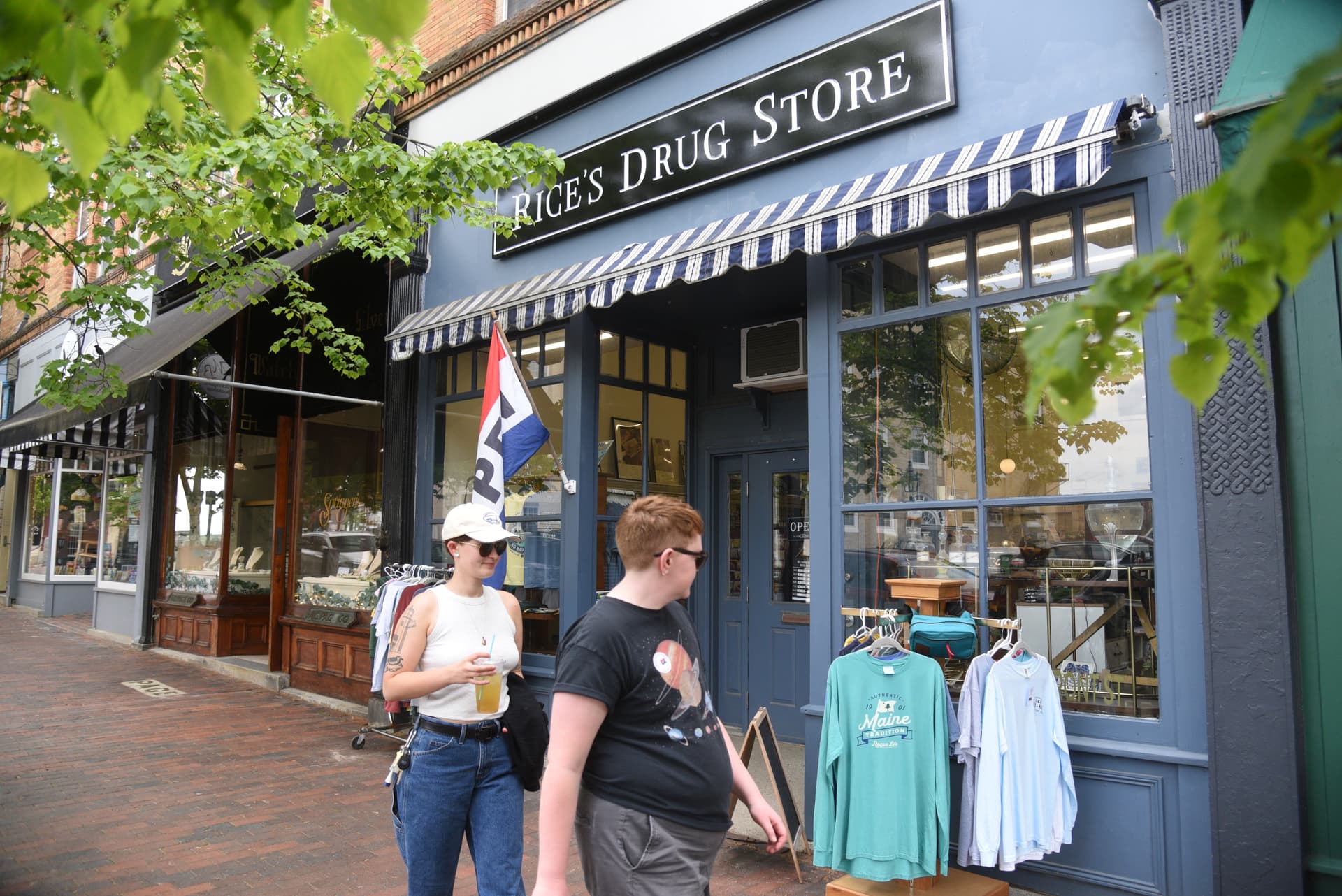Rice’s Drug Store opens on Bath’s Front Street, fills downtown gap