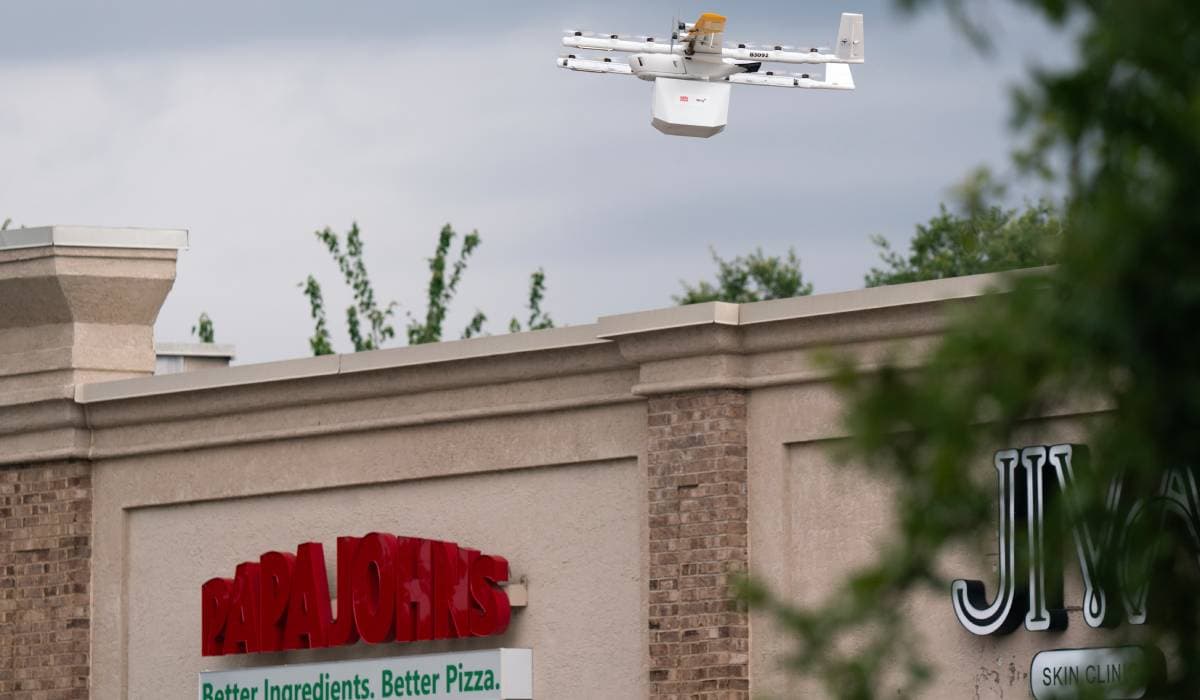 Papa Johns pilots drone sandwich delivery in Charlotte with Wing