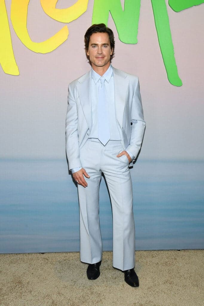 Matt Bomer Wears Tonal Gabriela Hearst Suit, Sets Spring Menswear Standard