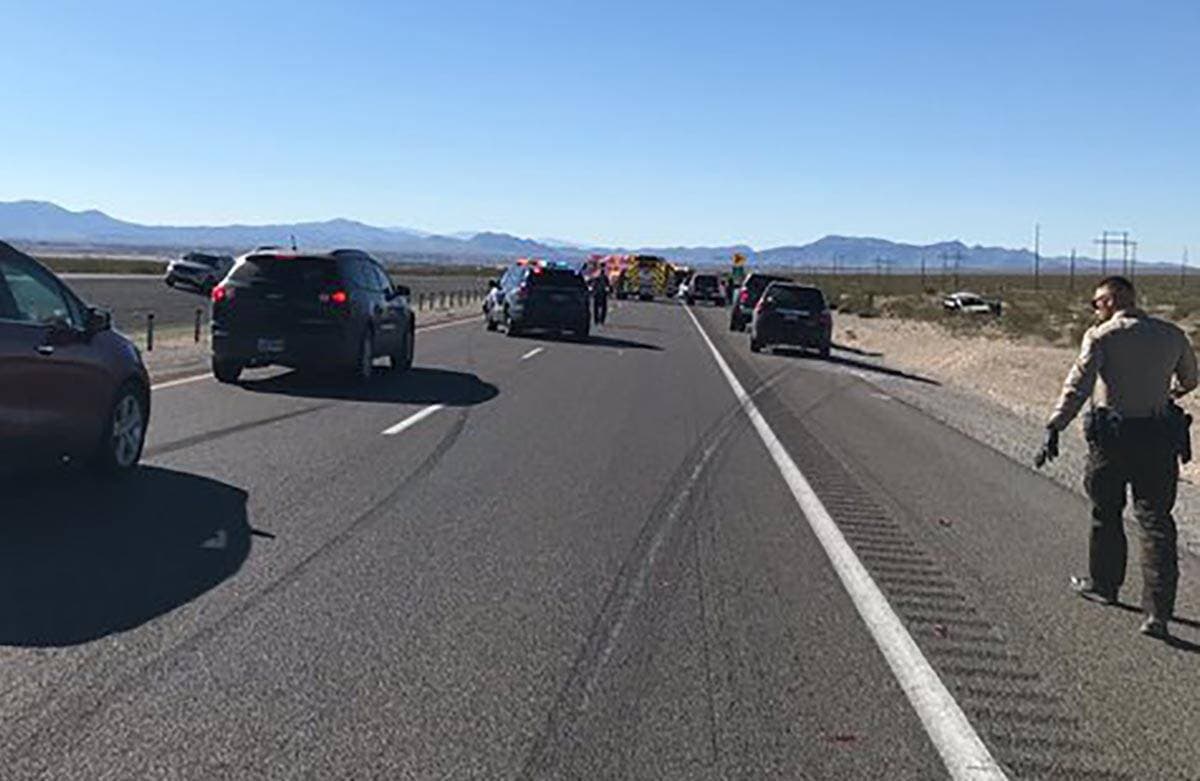 Pedestrian killed on SR 160 in Pahrump, driver cooperates with troopers