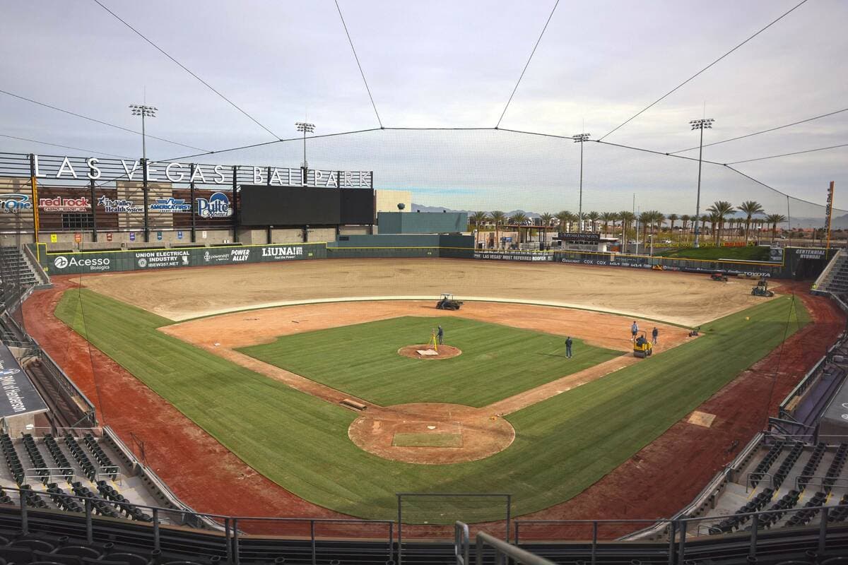 Aviators Install 97,500-square-foot Sod Ahead of Live Like Lou Classic