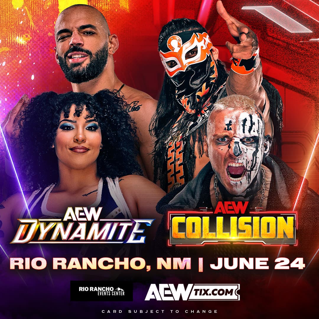 AEW brings live Dynamite and Collision back to Rio Rancho in June