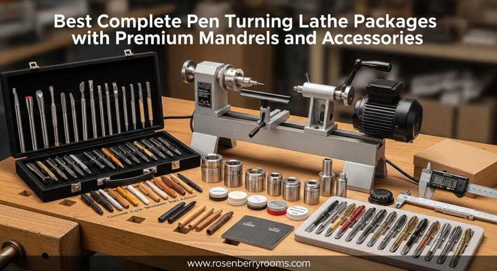 15 Best Pen Turning Lathe Packages With Mandrels and Accessories Reviewed