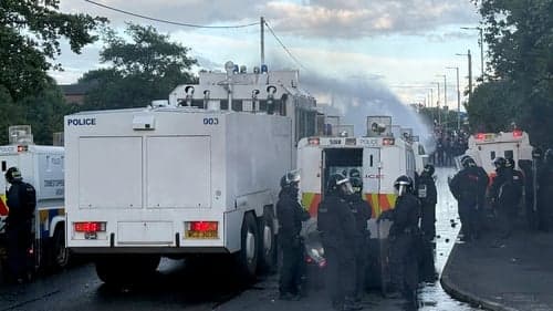 Water cannon deployed as anti-immigration riots erupt again in Northern Ireland