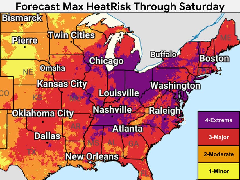 Heatwave strains U.S. power grid as outages top 842,000