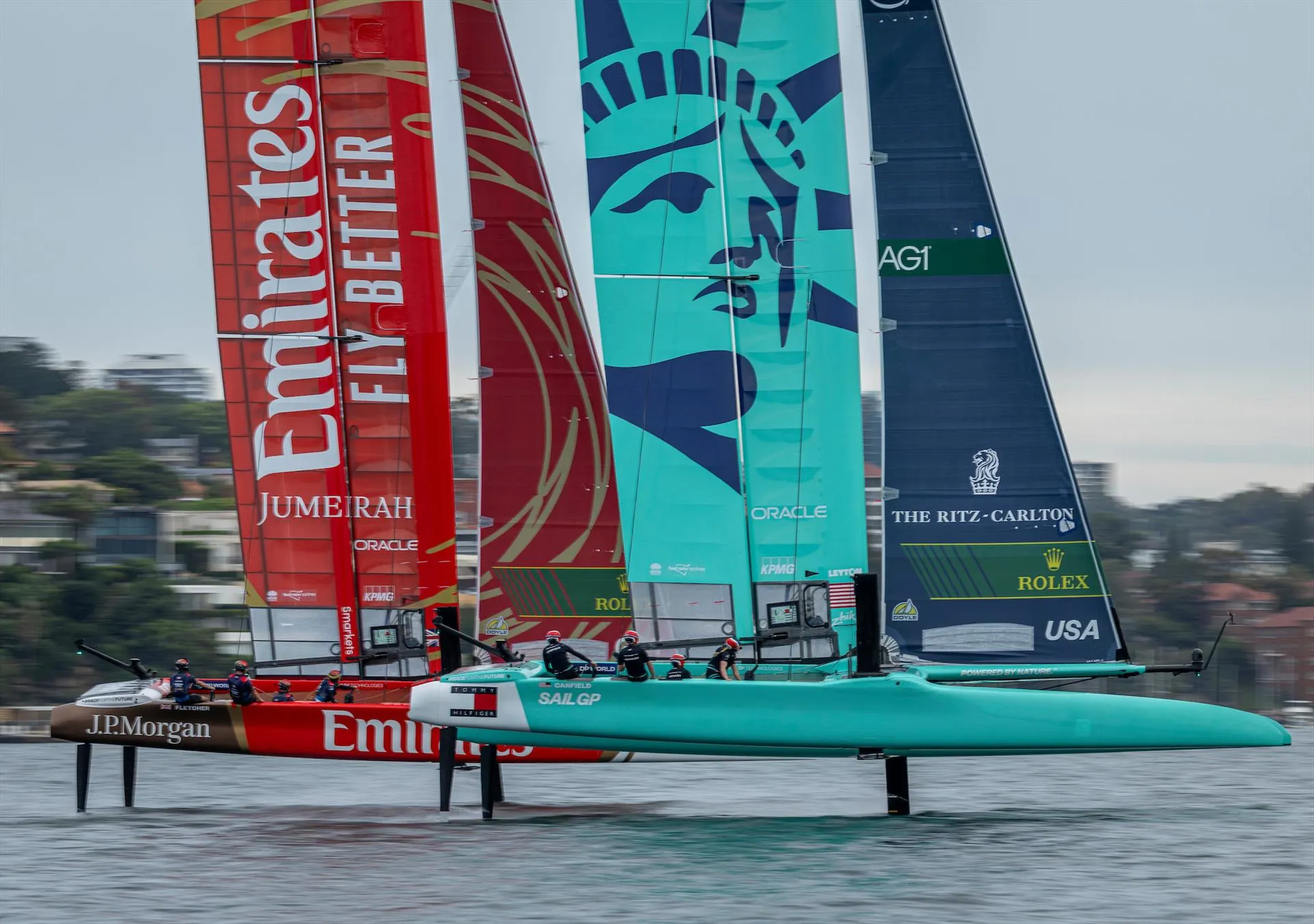 Taylor Canfield Steers U.S. SailGP to First 2026 Win in Sydney