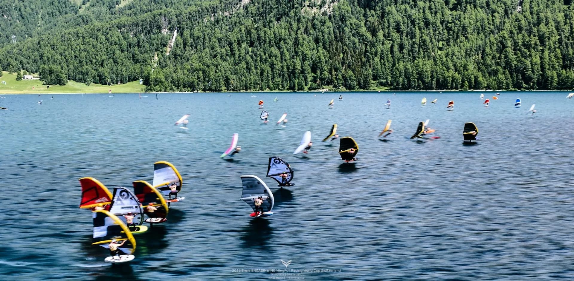 Maloja wind sparks eight-race wingfoil showdown in Silvaplana