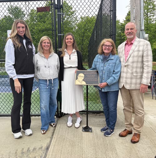 Brecksville dedicates pickleball courts to Scott Campbell Memorial Courts