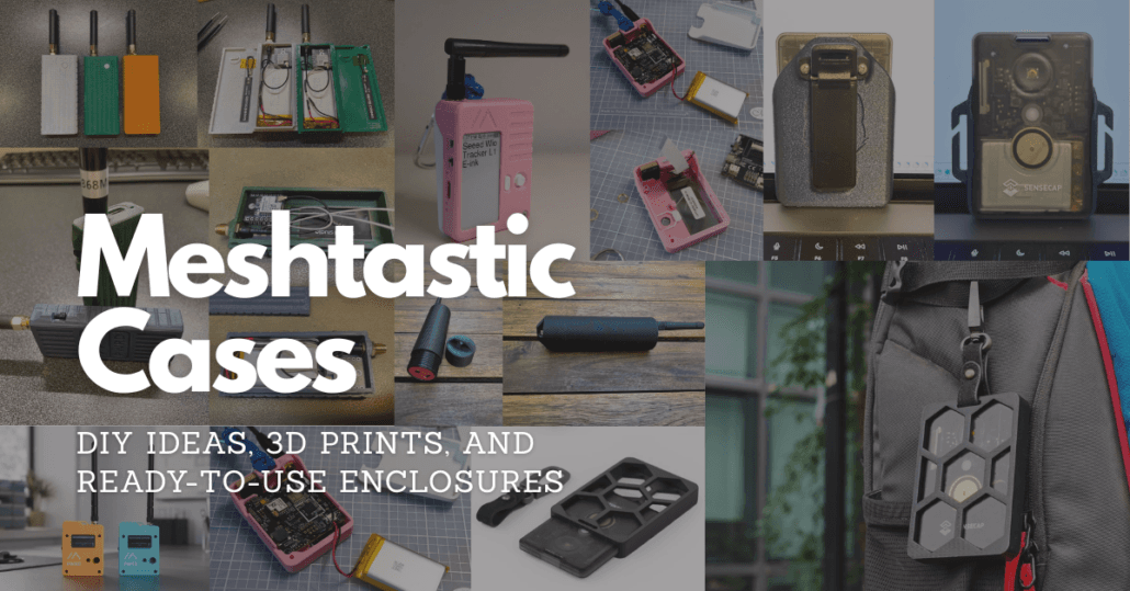 Seeed Studio spotlights Meshtastic cases for field use and portability