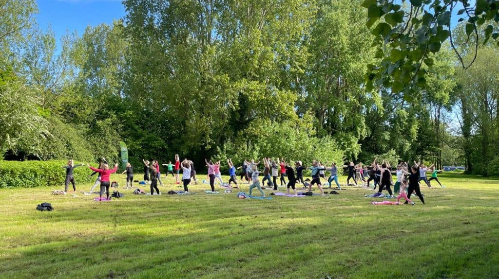 Park Yoga draws 2,200 participants across Oxfordshire parks