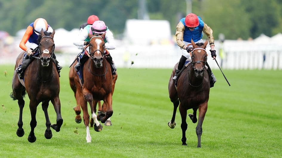 Earth Shot surges late to win Ribblesdale Stakes at Ascot