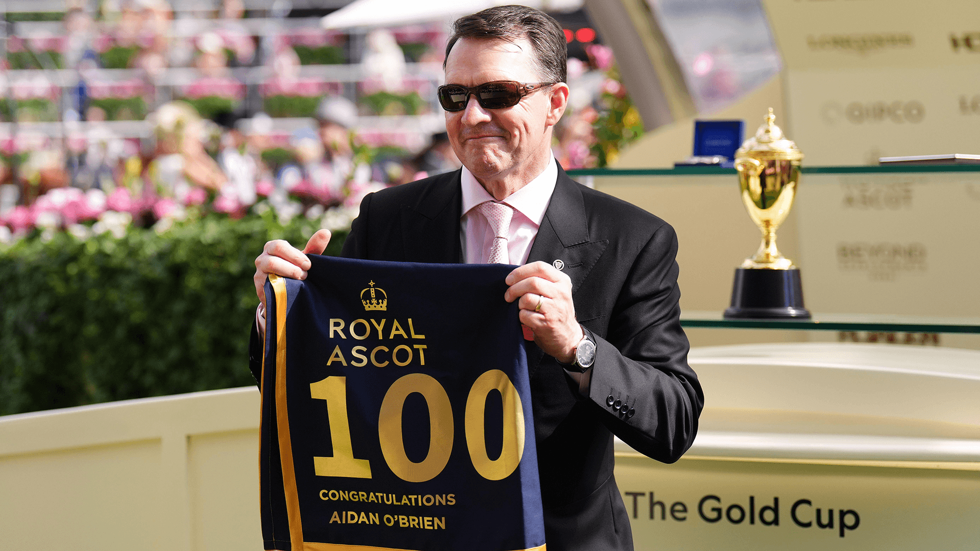 Aidan O'Brien hits 100 Royal Ascot winners with Gold Cup triumph