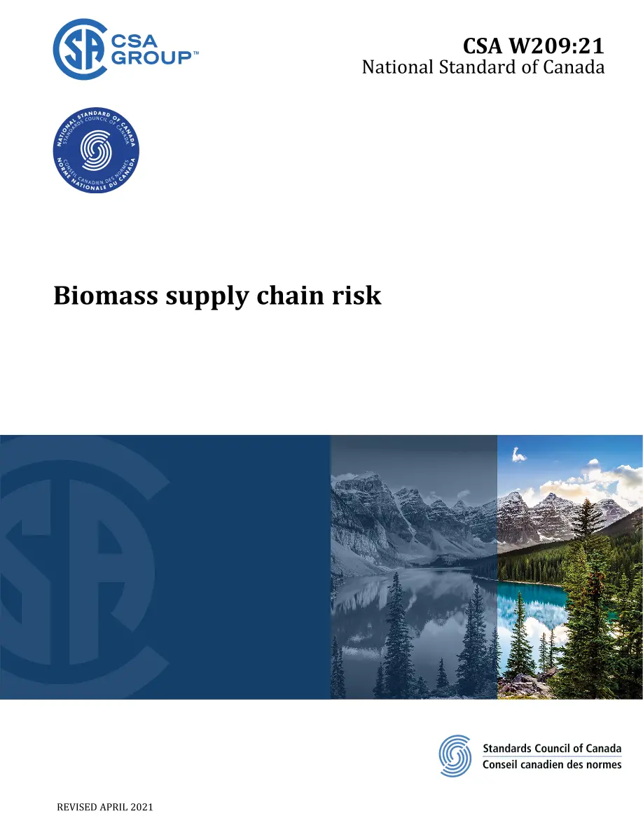 ASTM, CSA Group to develop biomass supply chain risk standard