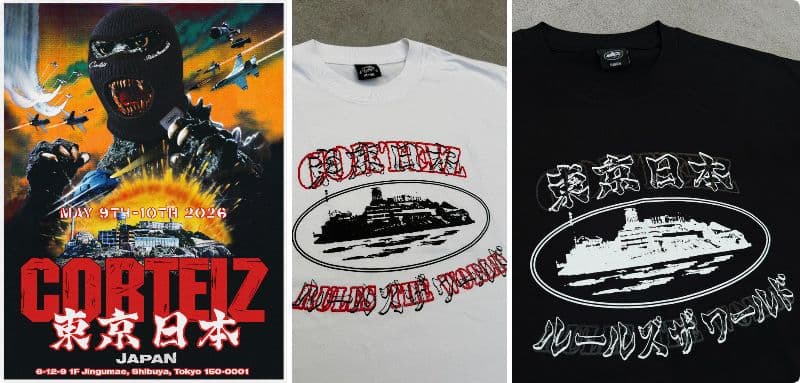 Corteiz brings Japan-exclusive drops to Shibuya for two-day pop-up