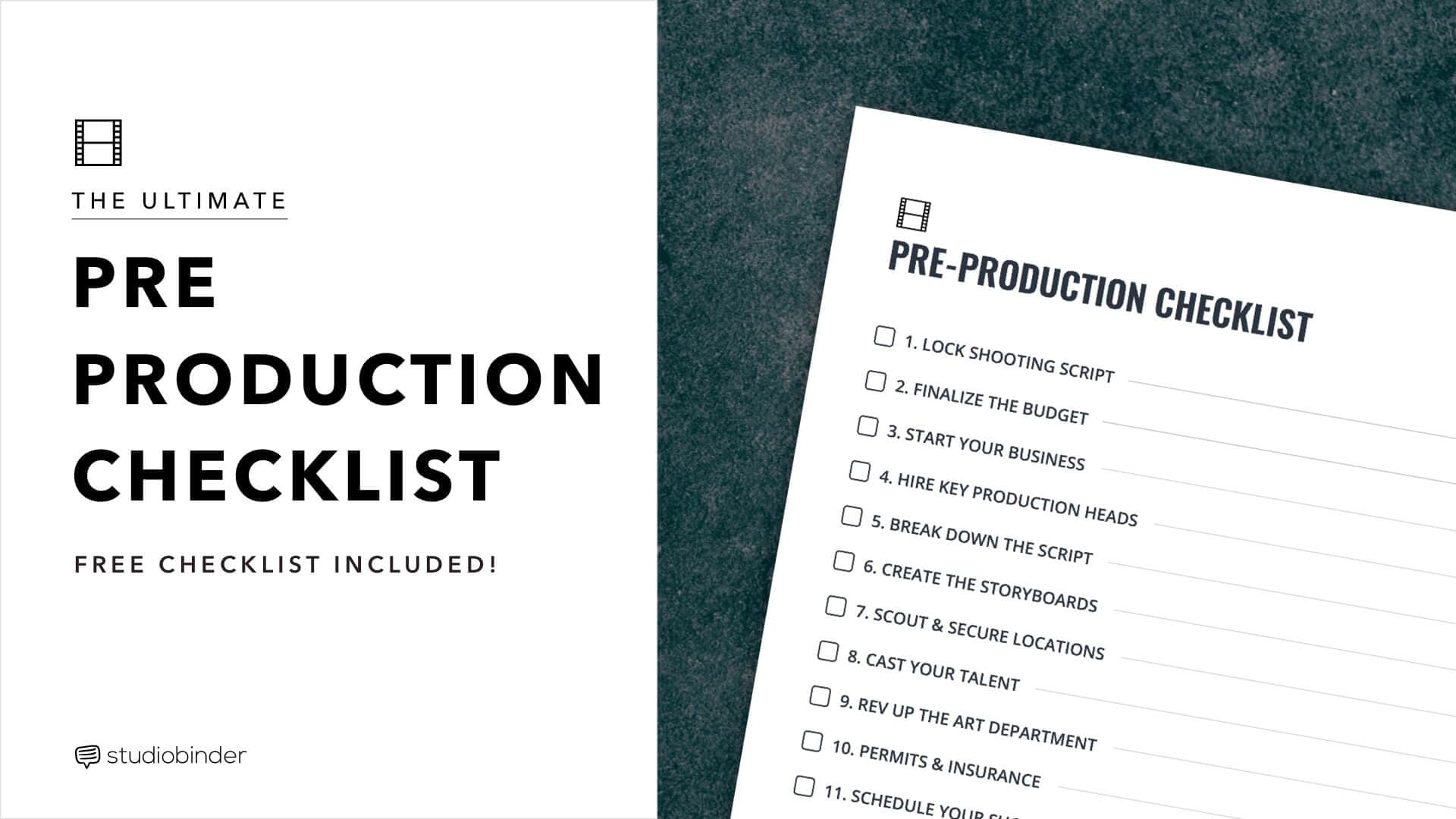 Practical Pre-Production Checklist for Alabama Indie Films Using Local Locations