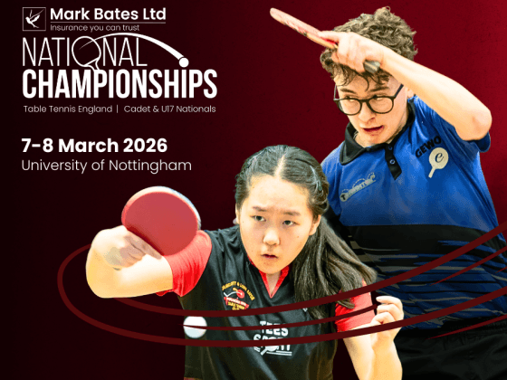 Official draws published for Mark Bates Ltd Cadet and Under-17 Nationals