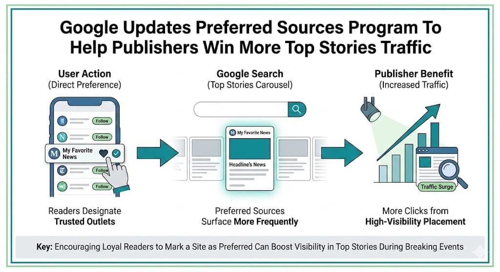 Google expands Preferred Sources to all languages, boosting publisher visibility
