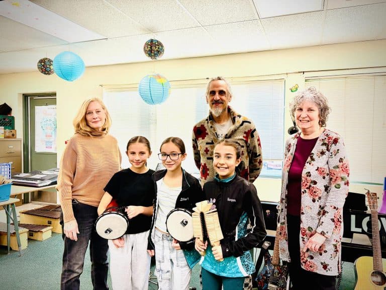P.E.O. donates new instruments to Trinidad elementary students