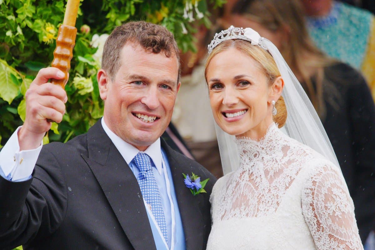 Pragnell tiara shines at Peter Phillips’s Cotswolds royal wedding