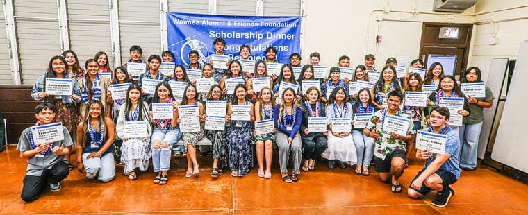 Waimea seniors receive more than $134,600 in scholarships from community donors