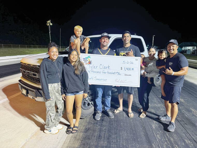 Tyler Clark wins Kaua‘i Raceway 4x4 Shootout again at Mana