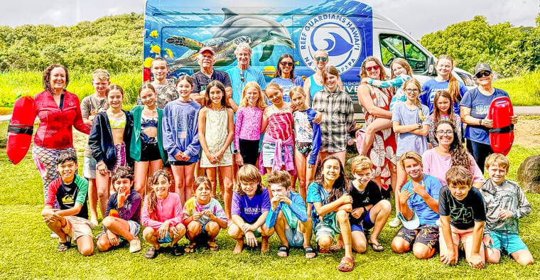 Reef Guardians Hawaii opens summer reef camps for Kauai youth