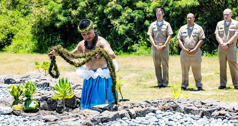 PMRF honors ancestral remains at Nohili crypt on summer solstice