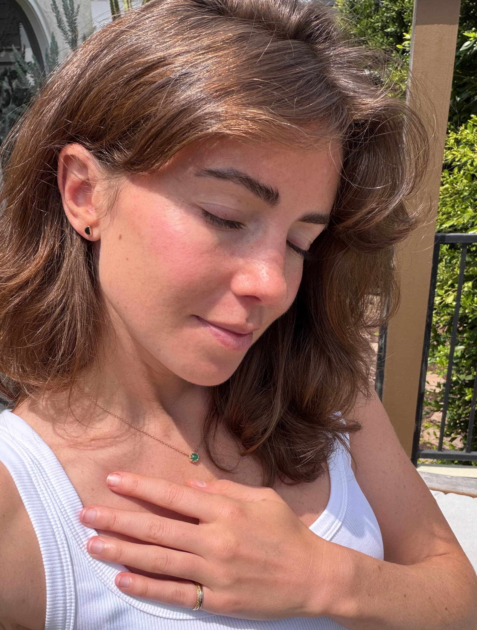 Minimalist ethical jewelry makes a thoughtful push-present gift
