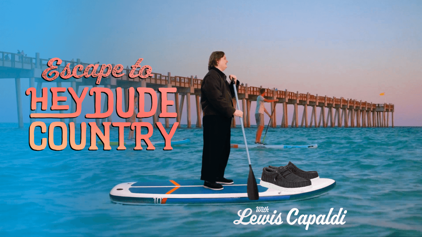 Lewis Capaldi Fronts HeyDude's Comfort-First Stretch Sox Film
