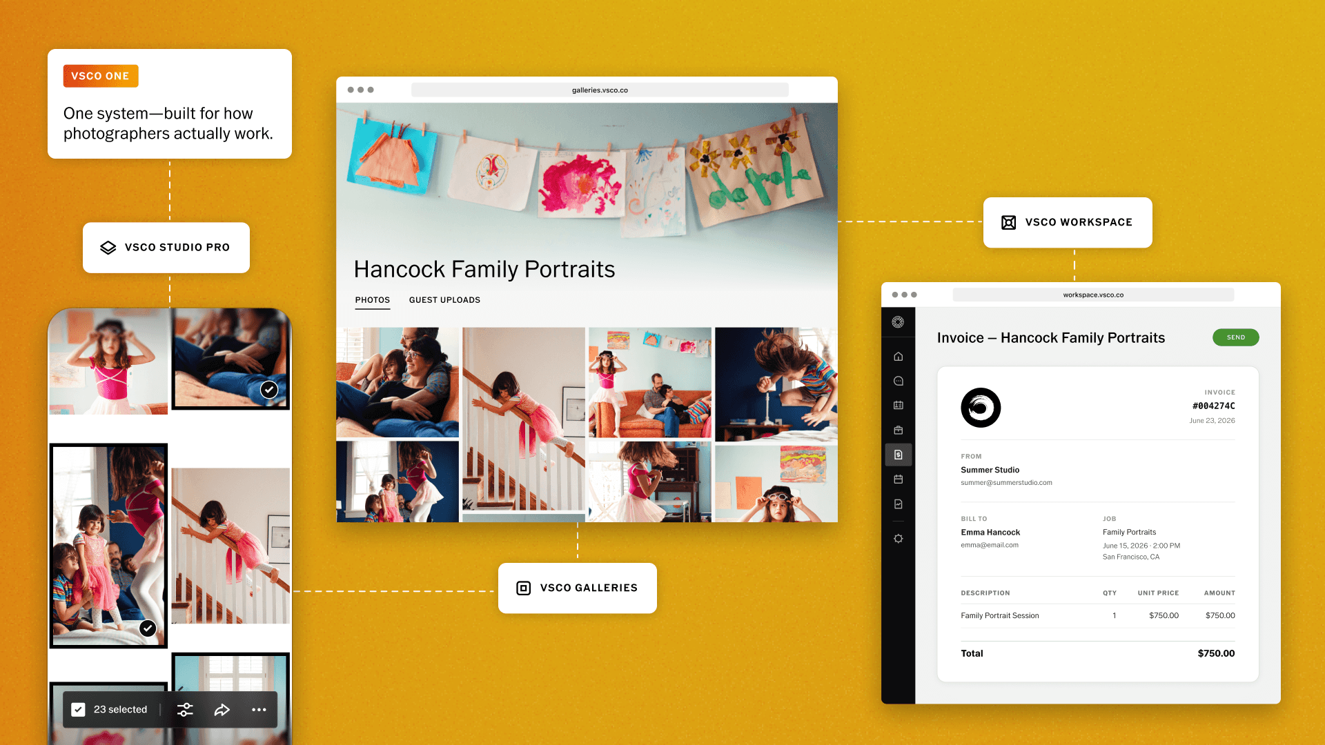 VSCO One aims to unify editing, client delivery, and invoicing for photographers
