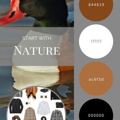 Nature-Inspired Style: Common Shelduck Colors Build a Spring Capsule Wardrobe