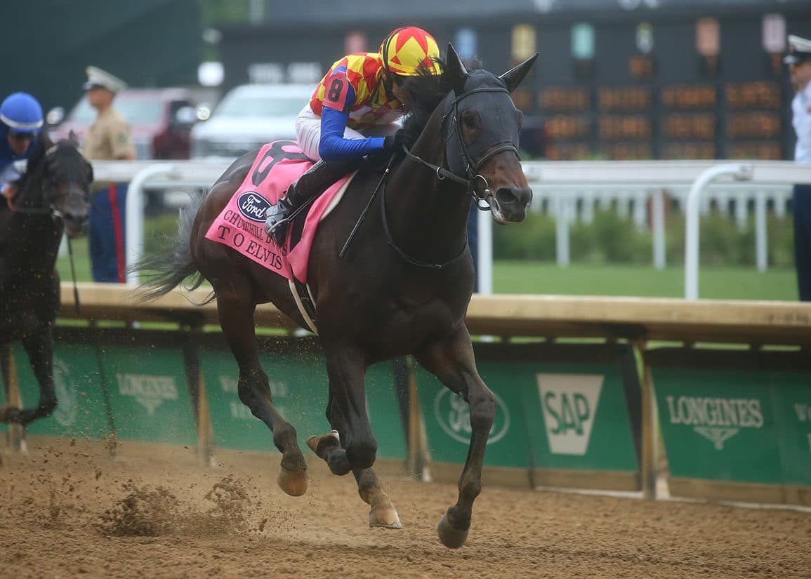 T O Elvis stuns deep Churchill Downs sprint field, delights breeder